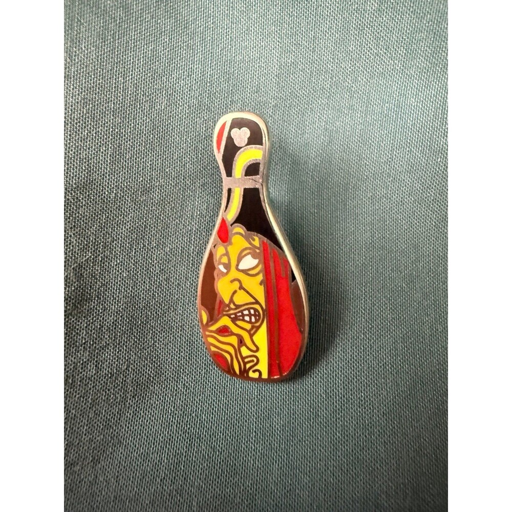 Disney Pin Hidden Mickey Bowling Pin Jafar